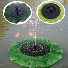 Load image into Gallery viewer, Lotus Leaf Solar Fountain Outdoor Garden Floating Landscaping, 28cm