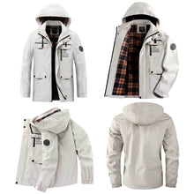 Load image into Gallery viewer, Men Casual Jacket Autumn And Winter Hooded Jacket, M, L, XL, XXL, XXXL, XXXXL