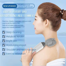 Load image into Gallery viewer, Electric Bath Brush Silicone Vibration Long-handled Back Spa Shower