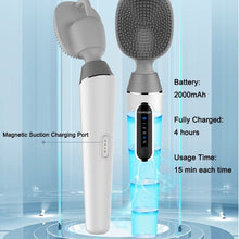 Load image into Gallery viewer, Electric Bath Brush Silicone Vibration Long-handled Back Spa Shower
