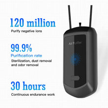 Load image into Gallery viewer, 120 Million Negative Ion Air Purifier Mini Hanging Neck Purifier
