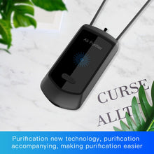 Load image into Gallery viewer, 120 Million Negative Ion Air Purifier Mini Hanging Neck Purifier