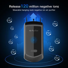 Load image into Gallery viewer, 120 Million Negative Ion Air Purifier Mini Hanging Neck Purifier