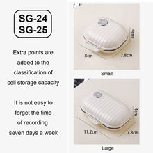 Load image into Gallery viewer, One Week Outdoor Travel Portable Medicine Dispensing Box Mini Airtight Box, Small, Large