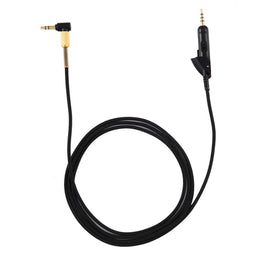 For Boss QC15 Headphone Audio Cable Braided Replacement Cable, ZS0017 Black