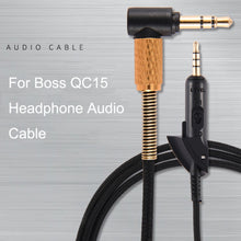 Load image into Gallery viewer, For Boss QC15 Headphone Audio Cable Braided Replacement Cable, ZS0017 Black