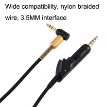 Load image into Gallery viewer, For Boss QC15 Headphone Audio Cable Braided Replacement Cable, ZS0017 Black
