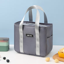 Load image into Gallery viewer, Portable Insulation Bag Waterproof Small Meal Bag Aluminum Foil Thickened Lunch Bag