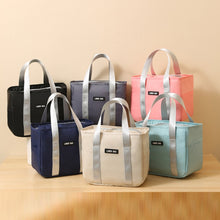 Load image into Gallery viewer, Portable Insulation Bag Waterproof Small Meal Bag Aluminum Foil Thickened Lunch Bag