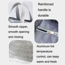 Load image into Gallery viewer, Portable Insulation Bag Waterproof Small Meal Bag Aluminum Foil Thickened Lunch Bag