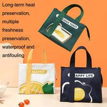 Load image into Gallery viewer, Portable Lunch Box Bag Student Simple Thickened Waterproof Bento Insulation Bag
