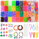 36 Grid Loom Rainbow Rubber Band DIY Kids Braided Bracelet