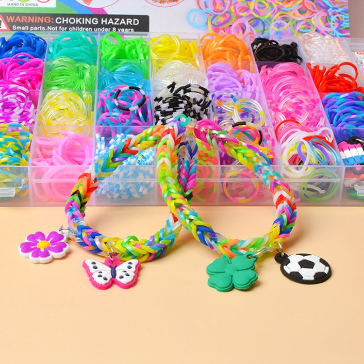 36 Grid Loom Rainbow Rubber Band DIY Kids Braided Bracelet