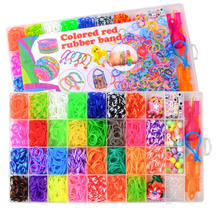 36 Grid Loom Rainbow Rubber Band DIY Kids Braided Bracelet