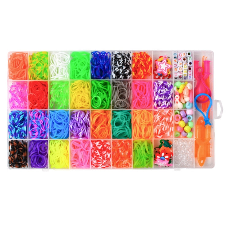 36 Grid Loom Rainbow Rubber Band DIY Kids Braided Bracelet