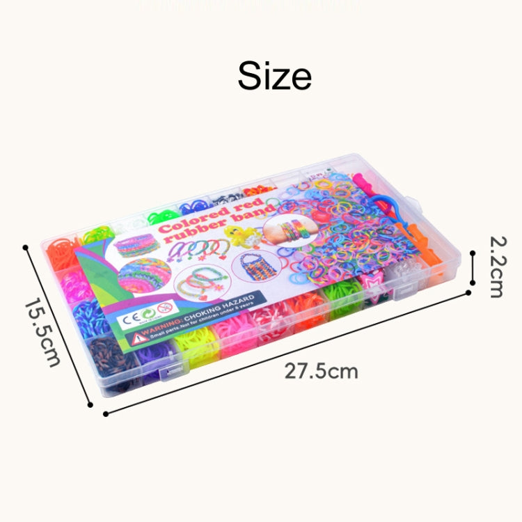 36 Grid Loom Rainbow Rubber Band DIY Kids Braided Bracelet