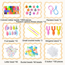 Load image into Gallery viewer, 36 Grid Loom Rainbow Rubber Band DIY Kids Braided Bracelet