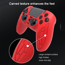Load image into Gallery viewer, For PS5 Gamepad Silicone Case Non-slip Texture Thickened Protective Cover, White, Red, Blue, Black