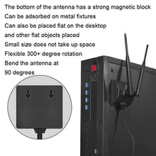 Load image into Gallery viewer, 2.4GHz 5GHz 6DBI Magnetic Suction WiFi Antenna PCI-E WiFi Network Card, 6DBI