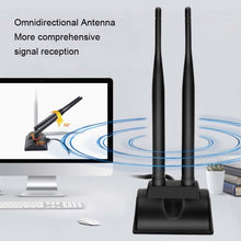 Load image into Gallery viewer, 2.4GHz 5GHz 6DBI Magnetic Suction WiFi Antenna PCI-E WiFi Network Card, 6DBI