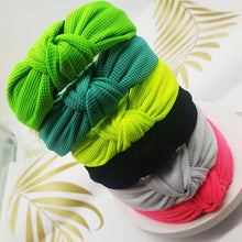 Load image into Gallery viewer, 5cm Wide-brimmed Pressed Hair Solid Color Headband