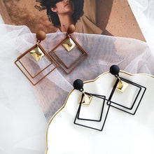 Load image into Gallery viewer, 5pairs Alloy Double Diamond Stitching Ladies Earrings