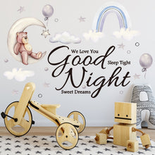 Load image into Gallery viewer, 2pcs/set 25x70cm Cartoon Wall Stickers Kids Room Background Decoration Stickers