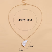 Load image into Gallery viewer, Sisters Mother and Daughter Alloy Drip Oil Butterfly Necklace Clavicle Chain