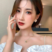 Load image into Gallery viewer, 2pairs Domed Flower Stud Earrings Elegant Crystal Earrings