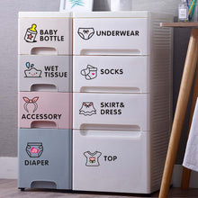 Load image into Gallery viewer, Baby Room Bedroom Wall Sticker Girls Baby Clothes Logo Classification Removable Stickers