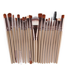 Load image into Gallery viewer, 20pcs/set Wooden Handle Makeup Brush Set Beauty Tool Brushes, Coffee, Gold+Black, Black+White, Full Black, Black+Coffee, Brown+White, Gold+Pink, Brown+Green, Brown+Pink, Brown+Black, Gold+White, Gold+Green, Black+Green, Black+Pink, Brown+Purple        ...