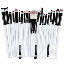 Load image into Gallery viewer, 20pcs/set Wooden Handle Makeup Brush Set Beauty Tool Brushes, Coffee, Gold+Black, Black+White, Full Black, Black+Coffee, Brown+White, Gold+Pink, Brown+Green, Brown+Pink, Brown+Black, Gold+White, Gold+Green, Black+Green, Black+Pink, Brown+Purple        ...