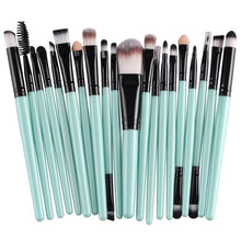 Load image into Gallery viewer, 20pcs/set Wooden Handle Makeup Brush Set Beauty Tool Brushes, Coffee, Gold+Black, Black+White, Full Black, Black+Coffee, Brown+White, Gold+Pink, Brown+Green, Brown+Pink, Brown+Black, Gold+White, Gold+Green, Black+Green, Black+Pink, Brown+Purple        ...
