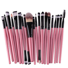 Load image into Gallery viewer, 20pcs/set Wooden Handle Makeup Brush Set Beauty Tool Brushes, Coffee, Gold+Black, Black+White, Full Black, Black+Coffee, Brown+White, Gold+Pink, Brown+Green, Brown+Pink, Brown+Black, Gold+White, Gold+Green, Black+Green, Black+Pink, Brown+Purple        ...