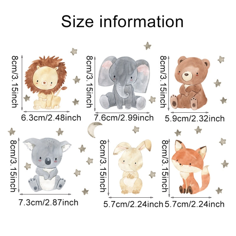 Cartoon Animal Switch Sticker Children Room Decoration