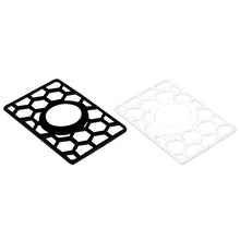 Load image into Gallery viewer, For AirTag 2nd Gen / AirTag 1st Gen Location Tracker Card Shape Honeycomb Protective Cover, Honeycomb White, Honeycomb Black