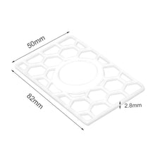 Load image into Gallery viewer, For AirTag 2nd Gen / AirTag 1st Gen Location Tracker Card Shape Honeycomb Protective Cover, Honeycomb White, Honeycomb Black