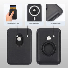 Load image into Gallery viewer, For AirTag 2nd Gen / AirTag 1st Gen Positioner Fiber Card Clip Anti-Theft Card Tracker Protection Cover, Magnetic