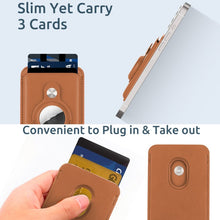 Load image into Gallery viewer, For AirTag 2nd Gen / AirTag 1st Gen Positioner Fiber Card Clip Anti-Theft Card Tracker Protection Cover, Magnetic