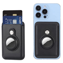 Load image into Gallery viewer, For AirTag 2nd Gen / AirTag 1st Gen Positioner Fiber Card Clip Anti-Theft Card Tracker Protection Cover, Magnetic