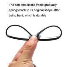 Load image into Gallery viewer, Portable Magnifying Glass Presbyopic Glasses Silicone Anti-Blue Light Reading Glasses, Degree: