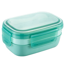 Load image into Gallery viewer, 1900ML Large Capacity Microwave Children Sealed Compartment Lunch Box, Light Blue, Pink, Light Green, Blue, Green