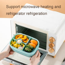 Load image into Gallery viewer, 1900ML Large Capacity Microwave Children Sealed Compartment Lunch Box, Light Blue, Pink, Light Green, Blue, Green