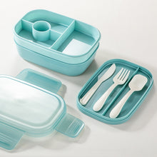 Load image into Gallery viewer, 1900ML Large Capacity Microwave Children Sealed Compartment Lunch Box, Light Blue, Pink, Light Green, Blue, Green