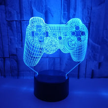 Load image into Gallery viewer, 3D Game Handle Three-dimensional Colorful LED Lights, Touch Black Base, Touch Crack Base, Touch Black Base+Remote Control, Touch Crack Base+Remote Control