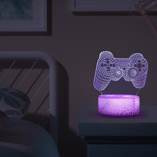 Load image into Gallery viewer, 3D Game Handle Three-dimensional Colorful LED Lights, Touch Black Base, Touch Crack Base, Touch Black Base+Remote Control, Touch Crack Base+Remote Control