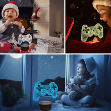 Load image into Gallery viewer, 3D Game Handle Three-dimensional Colorful LED Lights, Touch Black Base, Touch Crack Base, Touch Black Base+Remote Control, Touch Crack Base+Remote Control