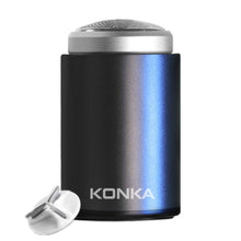 Load image into Gallery viewer, KONKA Mini Portable Razor Outdoor Waterproof Men Razor, Black, Black+1 Knife Head, Black+3 Knife Head