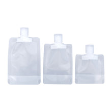Load image into Gallery viewer, 20pcs Travel Refillable Empty Squeeze Pouch Lotion Shampoo Squeezable Bags, 30ml, 50ml, 100ml