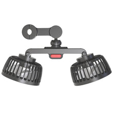 Load image into Gallery viewer, 5V 2A Car Rear Seat Back USB Interface Powerful Double-headed Fan, F4207